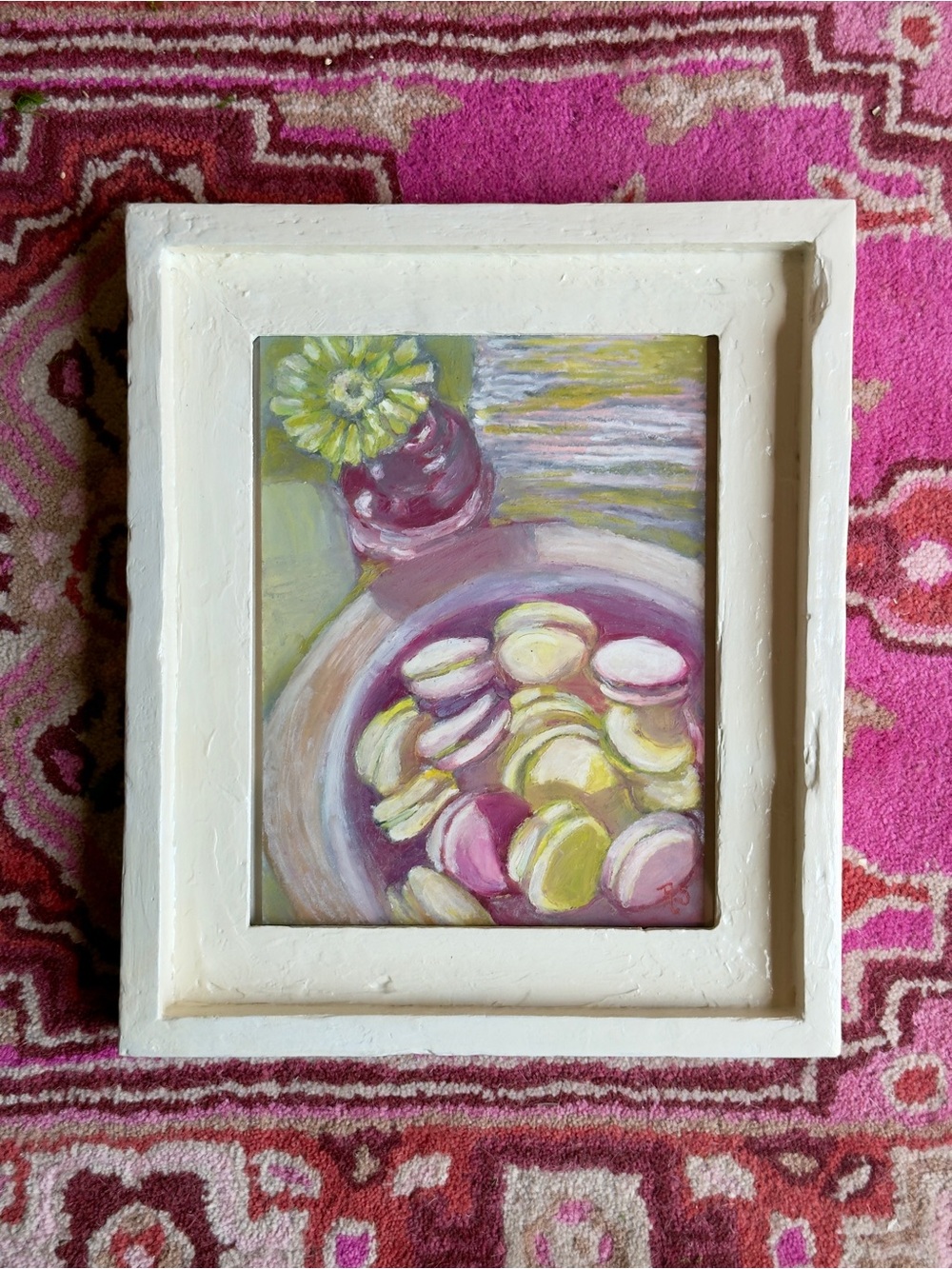 Framed original Still Life Artwork, Bakery Painting, Cooking Decor, 8x10" SALE - Picture 4 of 15